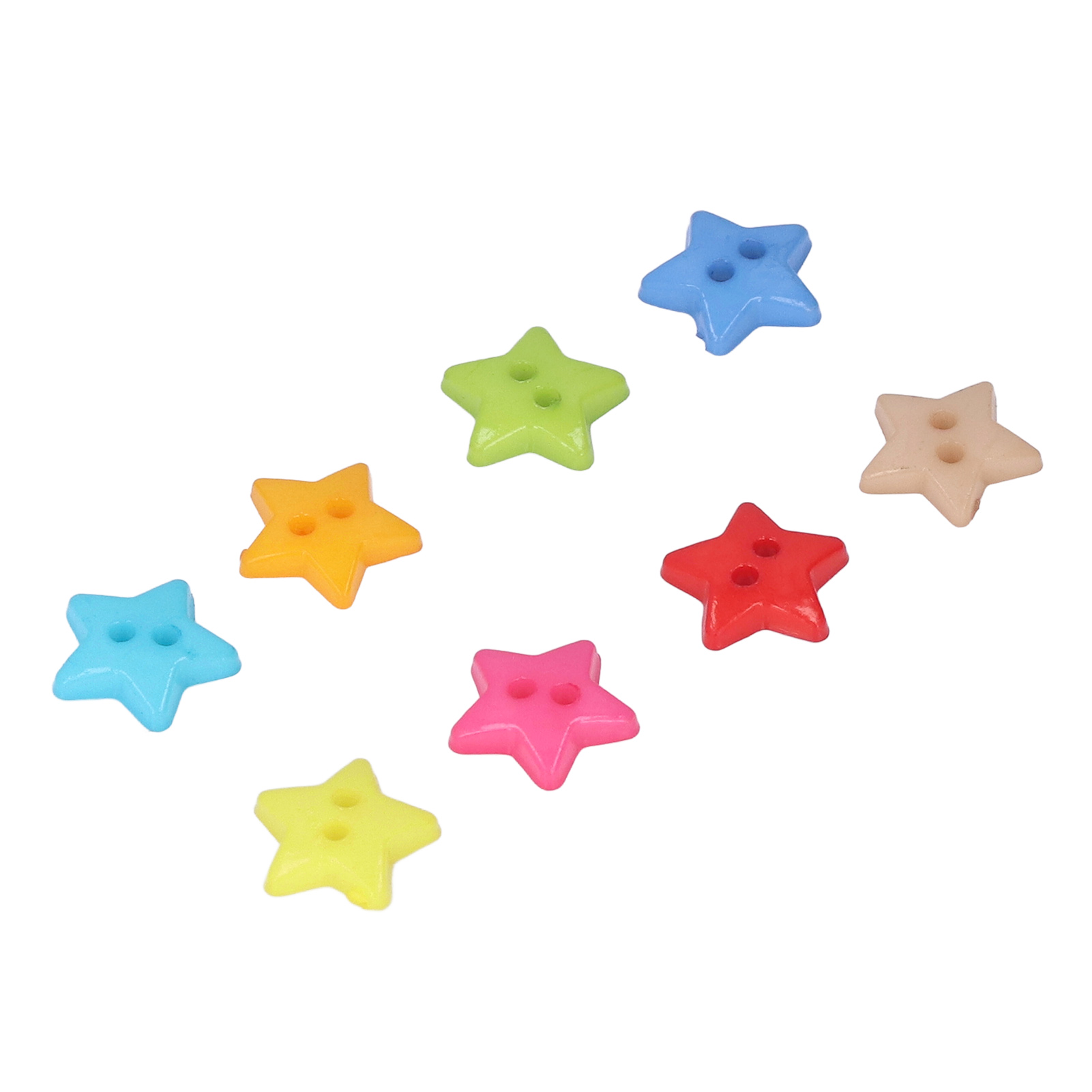 Greensen 200Pcs Star Buttons Colorful Unique Design Cute Small Decorative  Buttons For Sewing Decoration DIY Crafts,Craft Buttons 